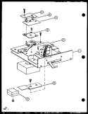 Page 12 Diagram and Parts List for ARR610 P8587710S Amana Range