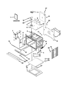 Oven Parts Diagram and Parts List for MEW9527AS01  Maytag Wall Oven