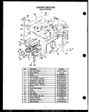 Page 1 Diagram and Parts List for FDU265  Amana Range