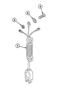 Ac Cord Diagram and Parts List for SWT210WN1124  Speed Queen Washer