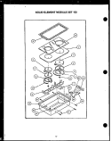 SOLID ELEMENT MODULE SXT 102 Diagram and Parts List for FDU265  Amana Range