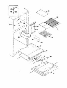 Outer Door Diagram and Parts List for RTC17A-AH26D  Maytag Refrigerator