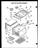 Part Location Diagram of X042142 Whirlpool PKG. 160, B.B. 8``