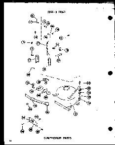 Section 6 Diagram and Parts List for UF12K-C P60250-9WC Amana Freezer