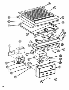 Controls (tl20n/p1106213w) (tl20n/p1106214w) (tli20n/p1106222w) (tli20n/p1106223w) Diagram and Parts List for TL18N-P1106211W  Amana Refrigerator