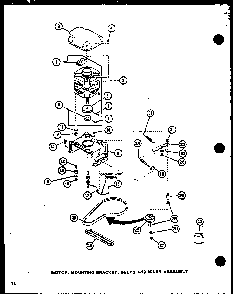 Section 8 Diagram and Parts List for LW2603 P1110504W W Amana Washer