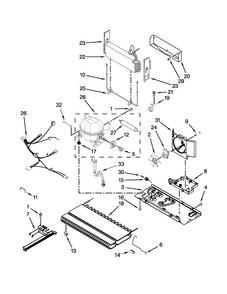 Unit Parts Diagram and Parts List for MFC2062DEM01  Maytag Refrigerator