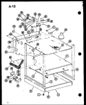 Page 2 Diagram and Parts List for ARR101W P8545001S Amana Range