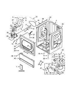 Part Location Diagram of W11101559 Whirlpool PANEL