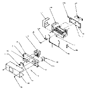 Ice Maker Diagram and Parts List for SSD22NBL-P1162413WL  Amana Refrigerator