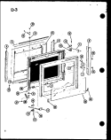 PAGE 2 Diagram and Parts List for RCC6 P8531802S Amana Microwave Oven Combo