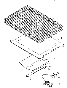 Oven Components Diagram and Parts List for RLN380UL P1143170NL Caloric Range