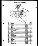 Part Location Diagram of 71-06-025 Whirlpool DOOR LATCH