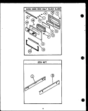 SIDE TRIM (STK) PARTS Diagram and Parts List for EHC394  Caloric Range