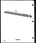 MINI RAIL Diagram and Parts List for ADM1B P8554804S Amana Range