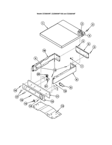 Control Panel/control-front Control Diagram and Parts List for AGS20AWF  Speed Queen Dryer