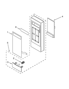 Microwave Control Panel Parts Diagram and Parts List for AMC2206BAB15  Amana Microwave
