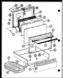 Part Location Diagram of D8567206 Whirlpool Outer dr pnl pntd-l