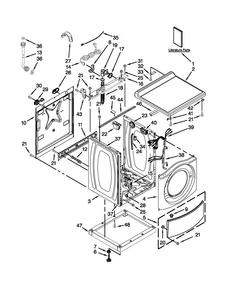 Part Location Diagram of W10693220 Whirlpool SEAL