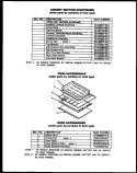 OVEN ACCESSORIES Diagram and Parts List for FCI112  Amana Microwave Oven Combo