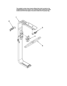 Upper Wash And Rinse Parts Diagram and Parts List for MDBH968AWB3  Maytag Dishwasher