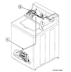 Harnesses Diagram and Parts List for SWT020LN  Speed Queen Washer