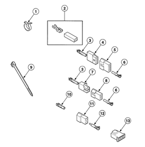 Terminals Diagram and Parts List for SSG009QF  Speed Queen Dryer