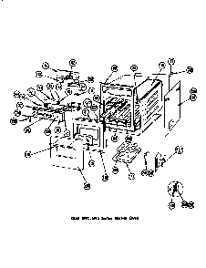 Single Ovens Diagram and Parts List for 2250ENS  Jenn-Air Range