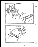 Part Location Diagram of 0063473 Whirlpool SUB 59498, DOOR FRAME, BLACK
