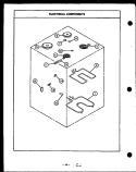 ELECTRICAL COMPONENTS Diagram and Parts List for ESS343  Caloric Range