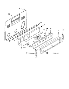 Part Location Diagram of WPW10340323 Whirlpool Electronic Control Board