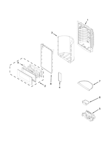 Part Location Diagram of WPW10322873 Whirlpool Drip Tray - Black