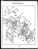 MICROWAVE OVEN COMPONENTS Diagram and Parts List for EKS395  Caloric Microwave Oven Combo