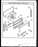 Part Location Diagram of 65822 Whirlpool INDICATOR LIGHT, CLEAN