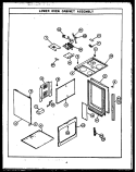 Part Location Diagram of Y68091 Whirlpool BRACKET - CLEAN SWITCH MFG.