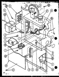 Section 2 Diagram and Parts List for GHI115A35CV P6983142F Amana Heater