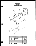 ROTISSERIE Diagram and Parts List for FDU160  Amana Range