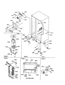 Drain Systems/rollers/evaporator Diagram and Parts List for SRI21VW-P1315601WW  Amana Refrigerator