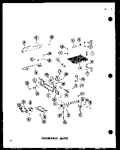 Condensor Parts Diagram and Parts List for SRI-22E-A-P74870-21WA  Amana Refrigerator