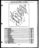 Part Location Diagram of 52745CG Whirlpool BACKER, OVEN DOOR