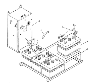 Batteries Diagram and Parts List for C6077  Hoover Carpet Cleaner