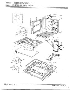 Part Location Diagram of 65627-3 Whirlpool NLAFRONT