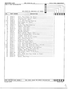 Fresh Food Compartment Page 3 Diagram and Parts List for 24903-OA  Admiral Refrigerator