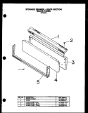 Part Location Diagram of 0040263 Whirlpool DRAWER PANEL DARK GLASS
