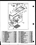 Page 1 Diagram and Parts List for SAE26TC  Amana Range