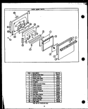 Part Location Diagram of 63578CG Whirlpool BACKER, OVEN DOOR