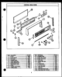 Part Location Diagram of Y62856 Whirlpool GLASS, CONTROL PANEL