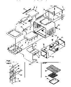 Cavity Diagram and Parts List for ARG7200W-P1143323NW  Amana Range