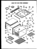 Part Location Diagram of 0301871 Whirlpool *NLA*TRIM TOP LH