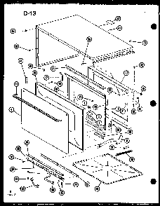 Section 4 Diagram and Parts List for CRRL-5C P75590-4M Amana Microwave